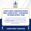 Appointment of Media Liaison Officer / Team Manager for Senior National Teams
